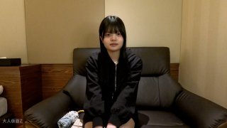 [Amateur First Shoot] Manami (18) 158cm 45kg C Cup Slender Small Breasts. She’s Cute, But For Some Reason She Agreed To Be Filmed. In The End, I Creampied Her, Deep Throated Her, Toyed Her, And Penetrated Her Anus With Atm.